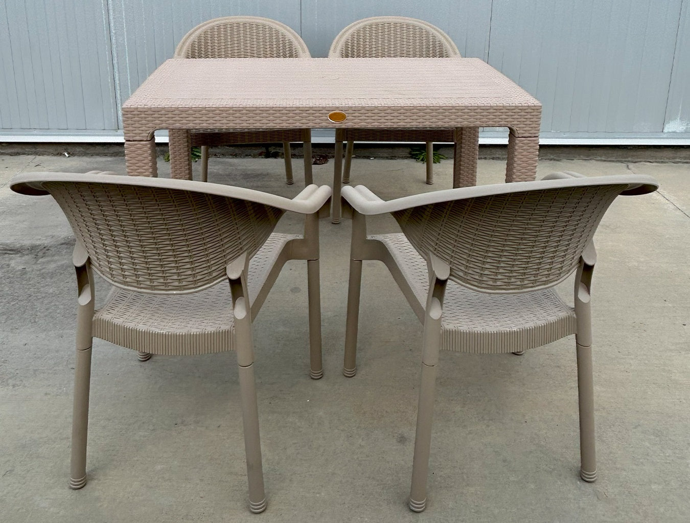 Градински комплект "Лукс" - Маса 70х120 с 4 стола