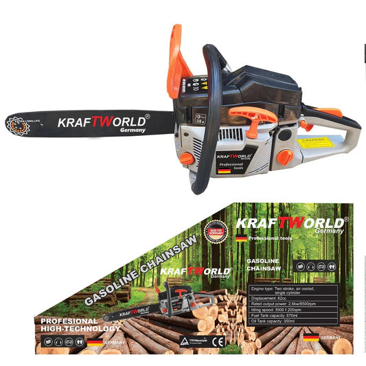 Бензинова резачка за дърва и Спирачка за Безопасност