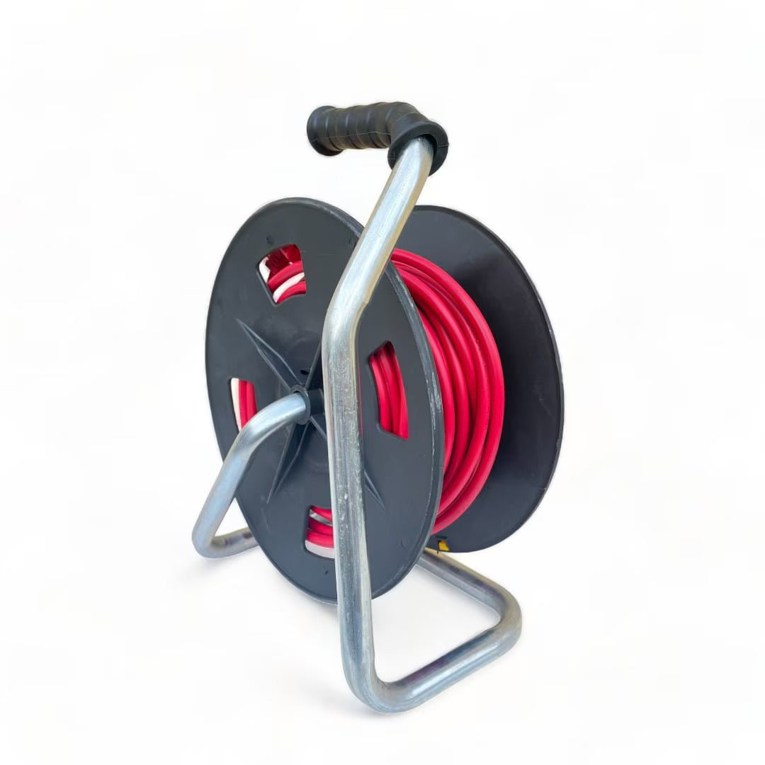 Удължител с макара Bul-Max 40m, 4 гнезда, 3×2,5 mm, транспортна дръжка