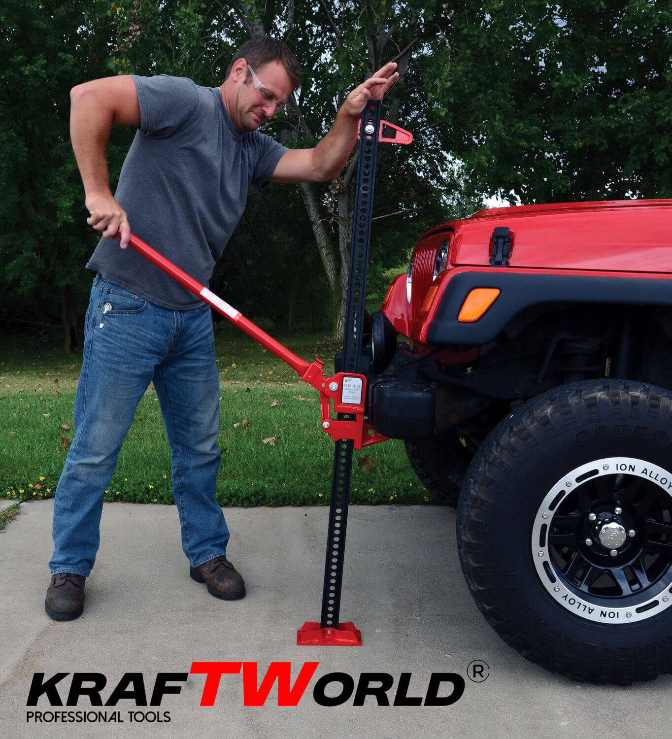 Офроуд крик тип латерна KraftWorld Pro 60″ с капацитет до3T