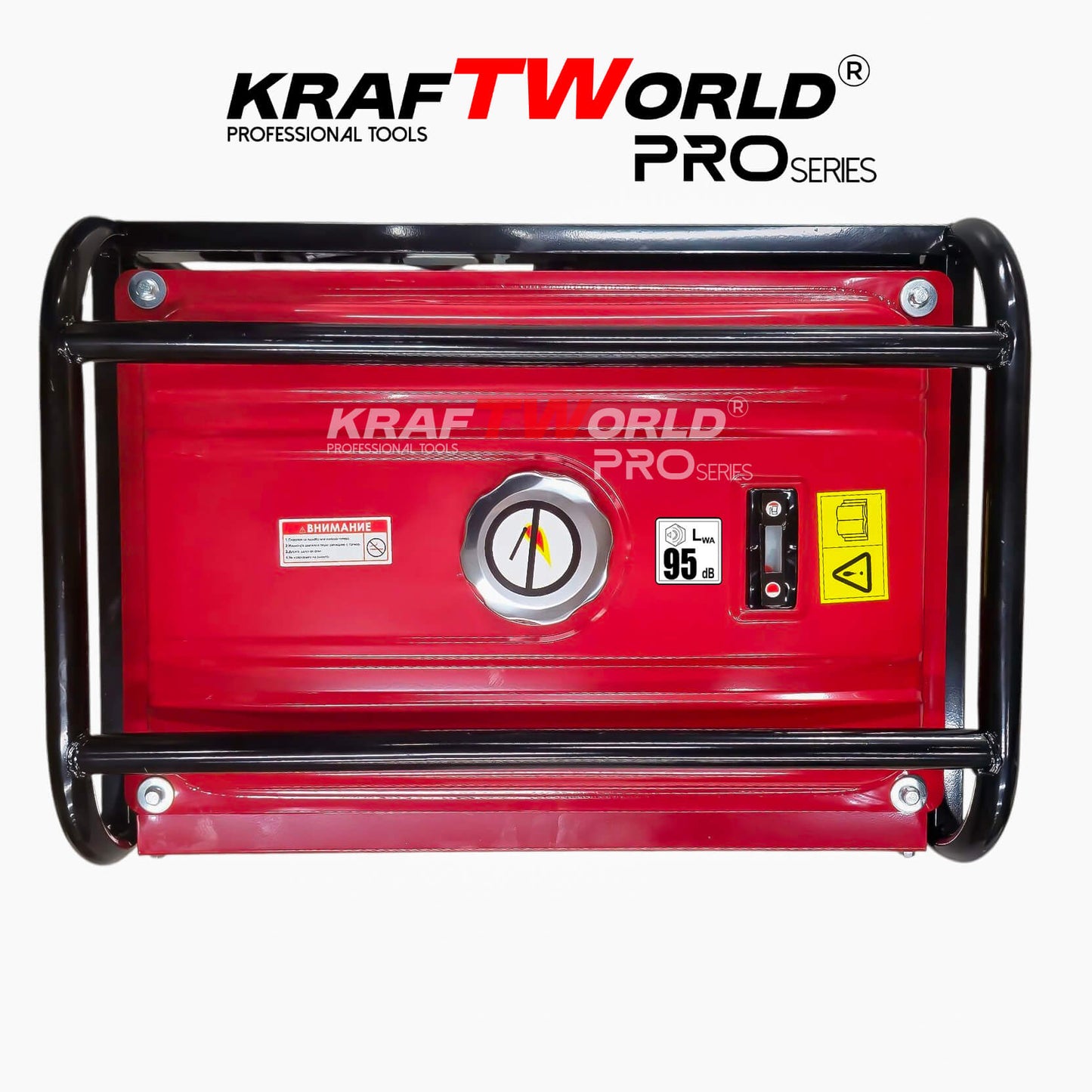 Четиритактов Бензинов генератор KraftWorld PRO 4.5 kW Агрегат за ток с електрически старт и акумулатор
