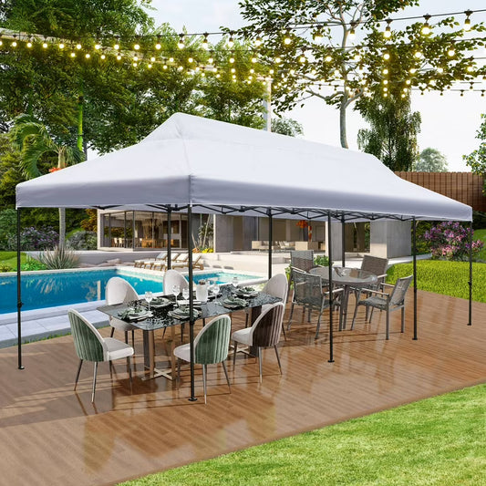 Сгъваема градинска шатра тип "Хармоника" 3х4.5м/ 3x6м