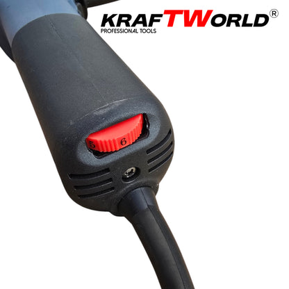 Ъглошлайф KraftWorld 125мм с Плавен Старт и Регулиране на Обороти