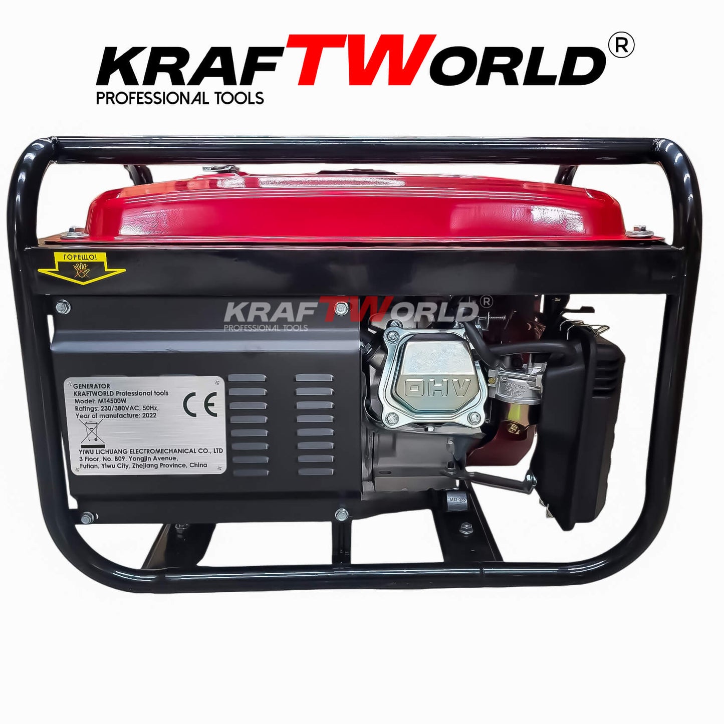 Четиритактов Генератор за Ток Kraftworld 4,5kW – Бензинов Агрегат