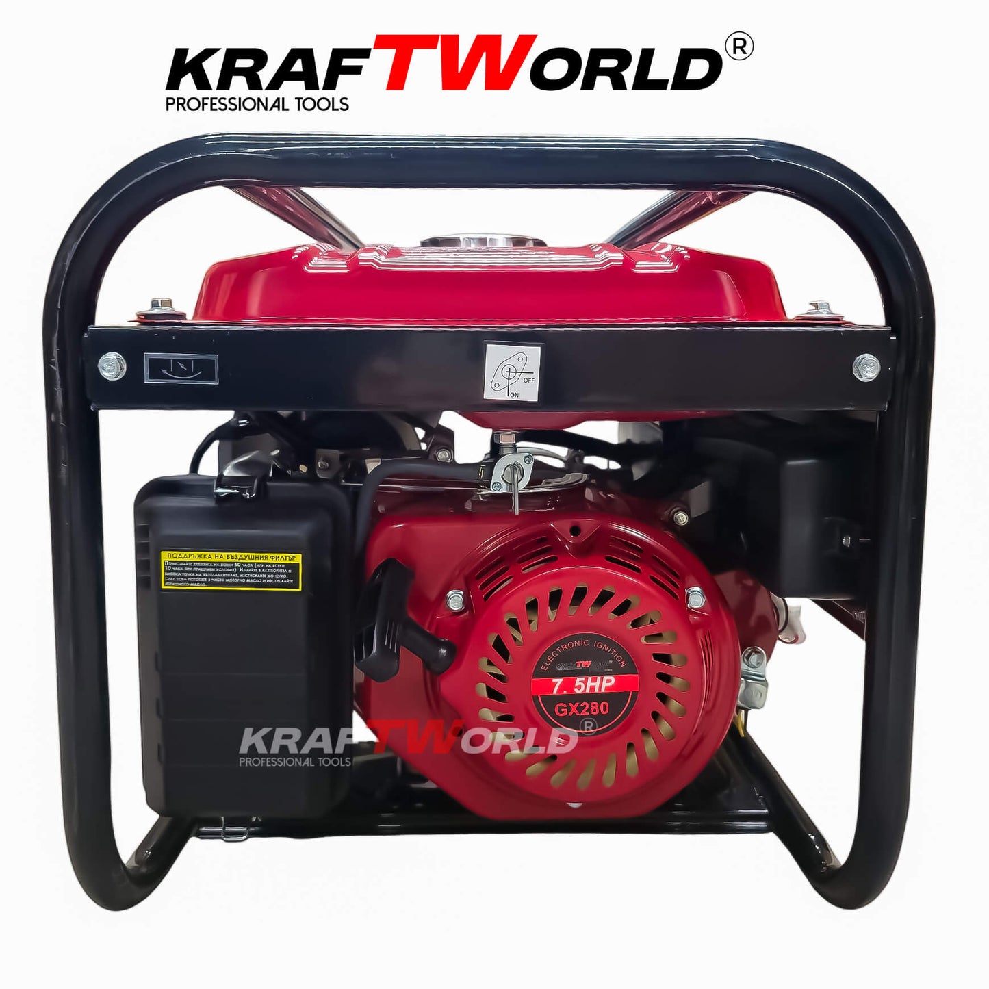 Четиритактов Генератор за Ток Kraftworld 4,5kW – Бензинов Агрегат