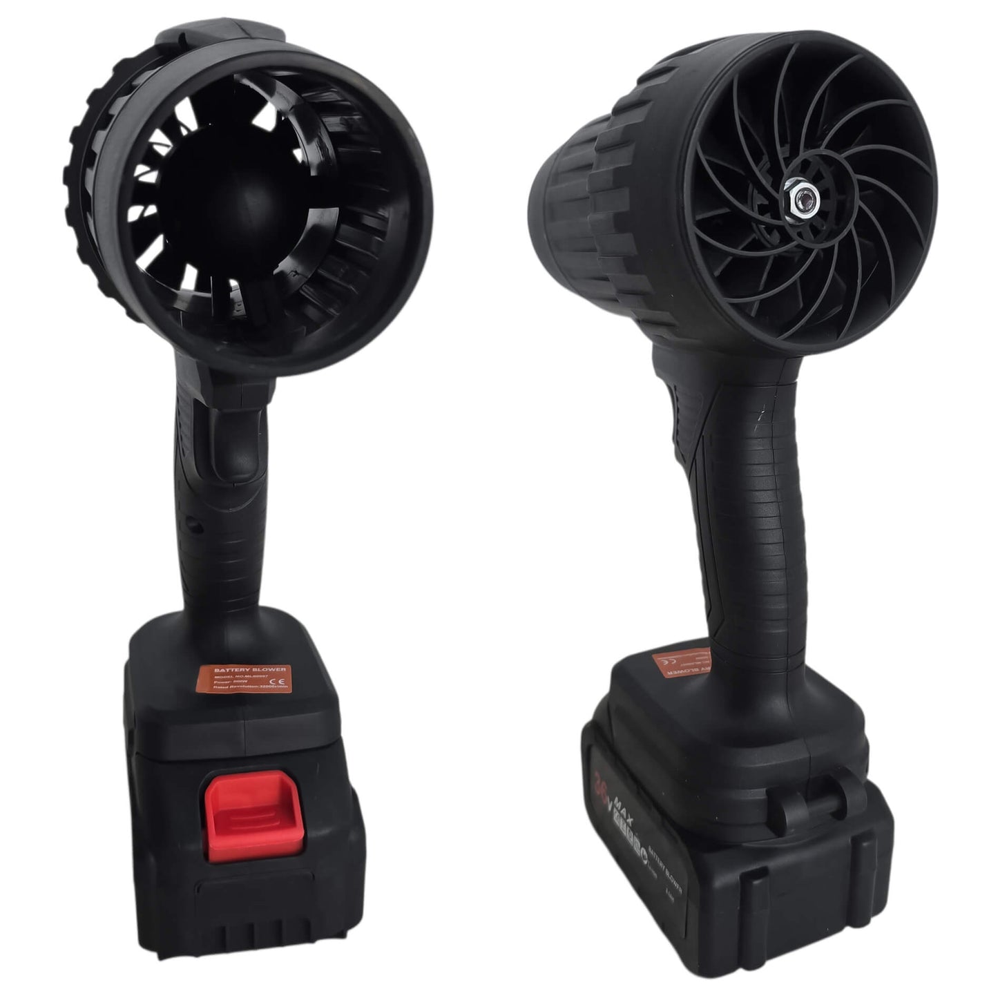 Мощна акумулаторна духалка 1500W – Турбо пистолет за листа, прах, сняг и подсушаване