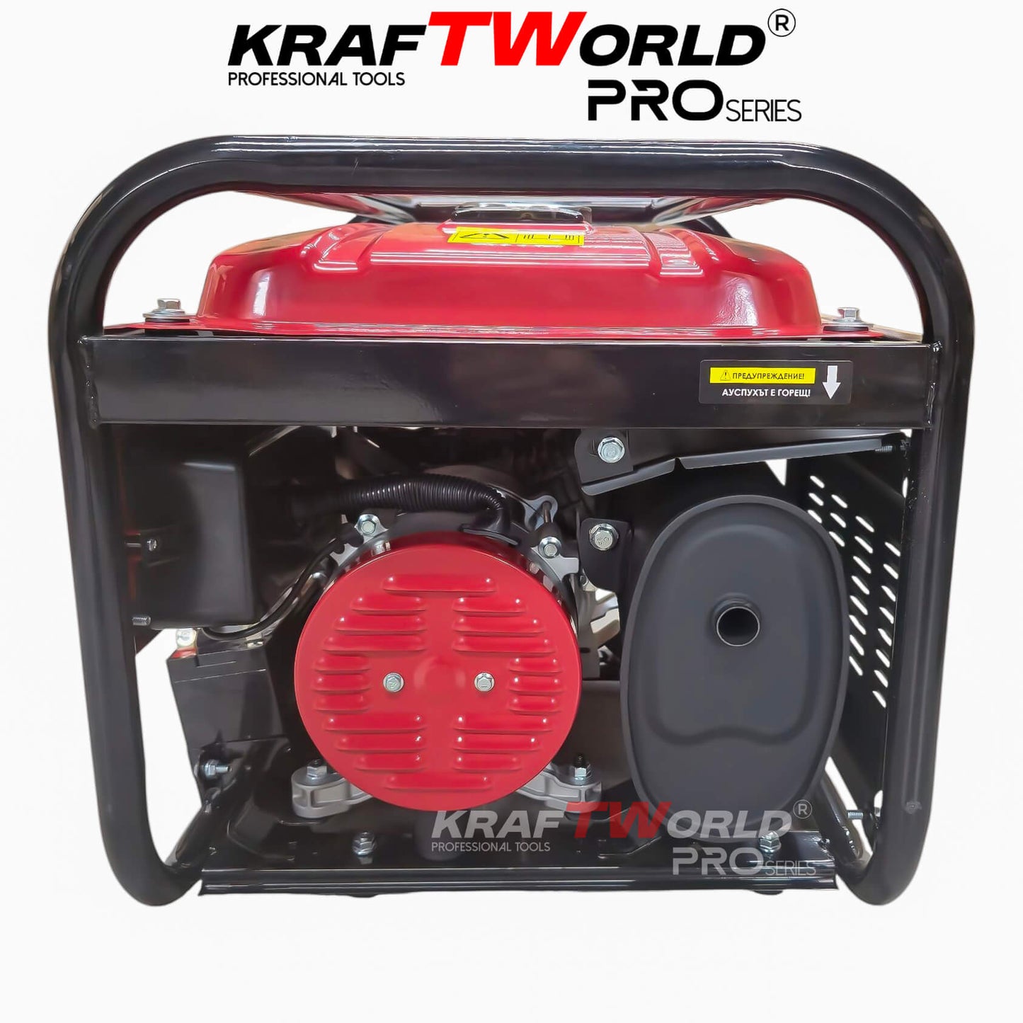 Четиритактов Бензинов генератор KraftWorld PRO 4.5 kW Агрегат за ток с електрически старт и акумулатор