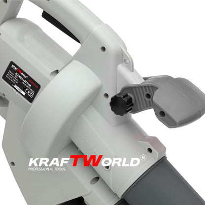 Електрически листосъбирач KraftWorld 3000W – Издухване, Засмукване, Раздробяване