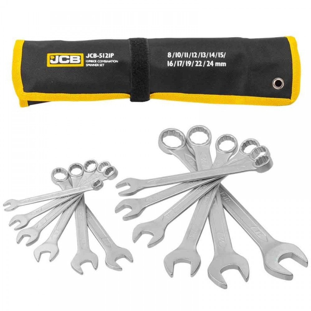Комплект звездогаечни ключове JCB 12бр ,8-24мм , JCB-5121P