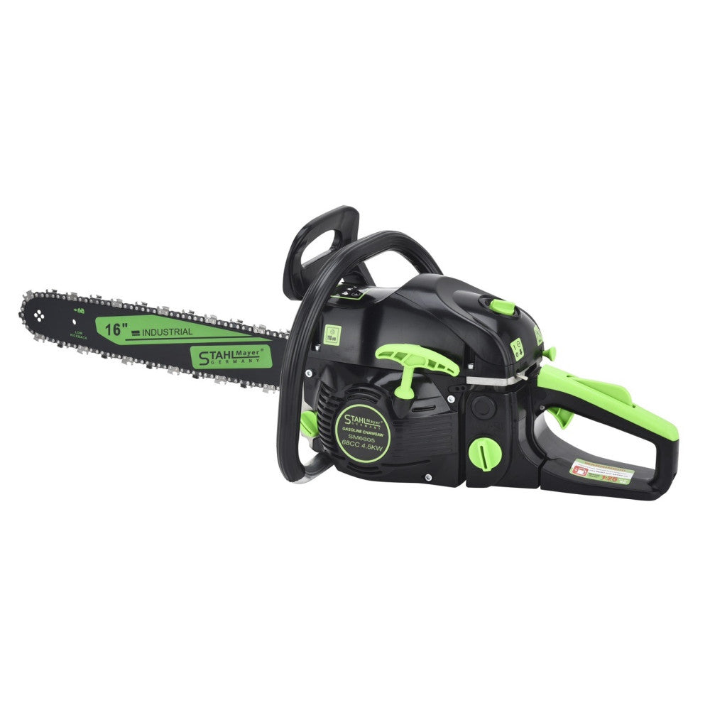 Бензинова Резачка за Дърва 68куб. 4.5kw STAHLMAYER с 40см Шина